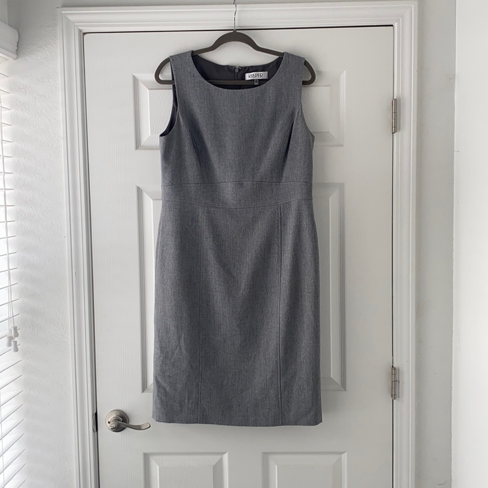 Grey business dress